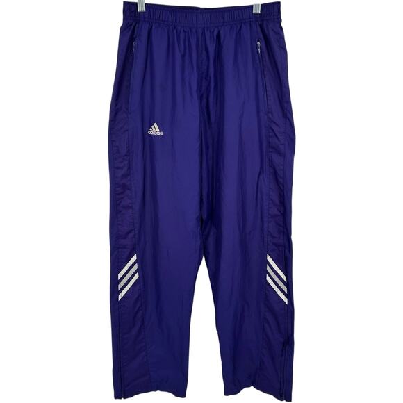 adidas Other - Vintage y2k Men's Purple Adidas Climalite Mesh Lined Windbreaker Sweatpants Sz S